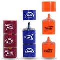 2 Stack Rectangular Custom Plastic Highlighter Pen